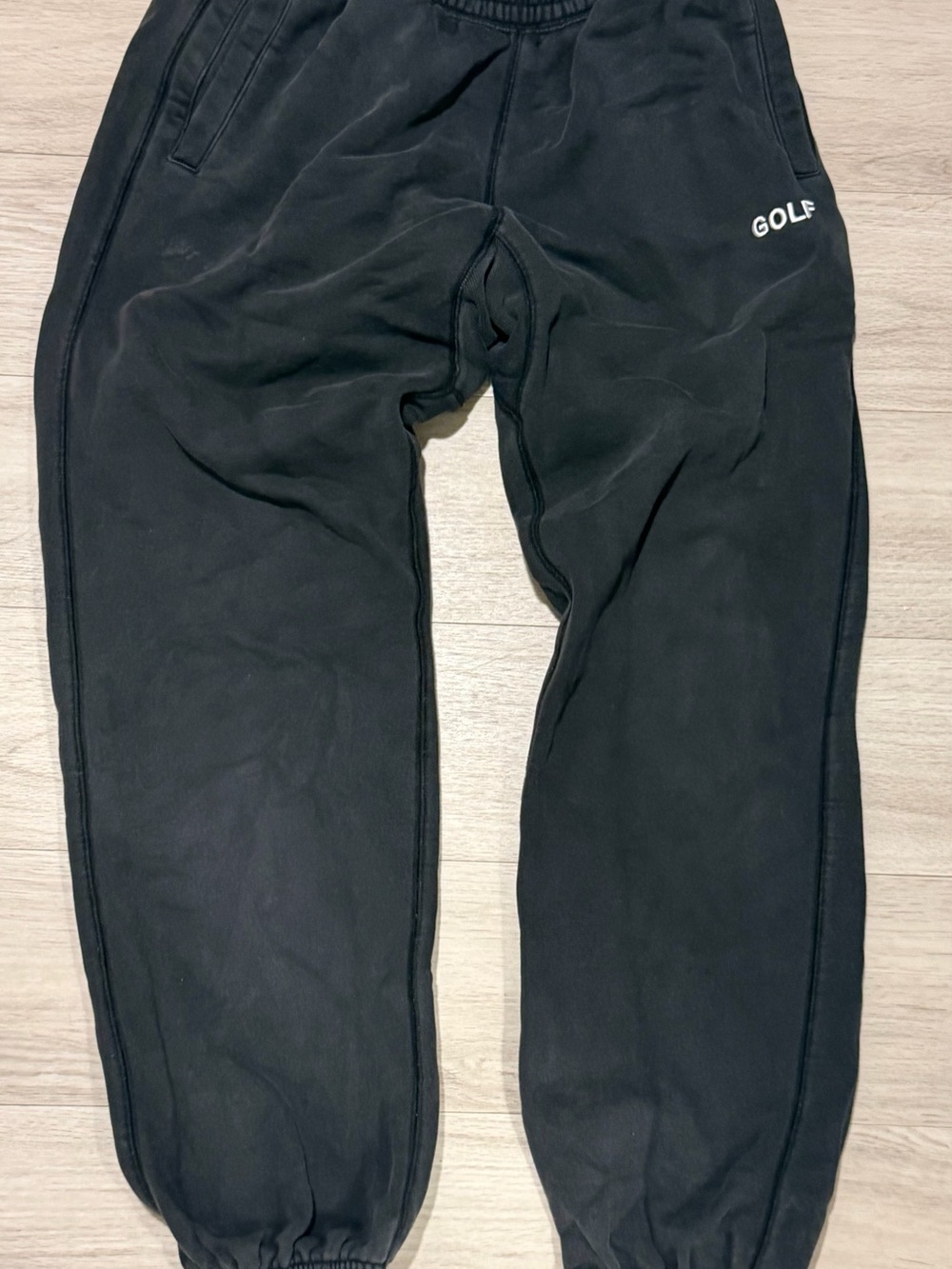 Golf Wang Black Sweatpants - Logo Joggers